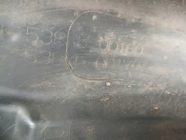 TOYOTA YARIS III Etu Oikea Lokasuoja 538750D160 image 5