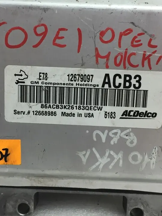 ECU Opel Mokka, Astra 1.4T 12679097 ACB3 image 3