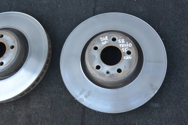 Jeu de disques de frein OEM 349mm avant 330mm arrière Audi image 3
