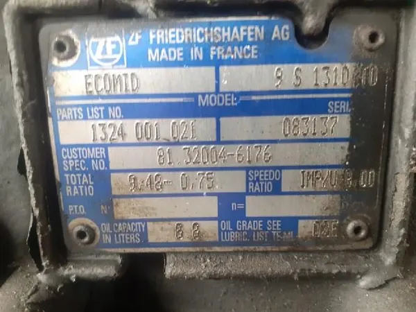 Caixa de velocidades automática ECOMID 9s1310 ZF 34 image 3