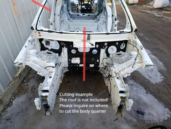 Vorderer rechter Kotflügel Mercedes-Benz EQS SUV 2023 OEM A2966203 image 2