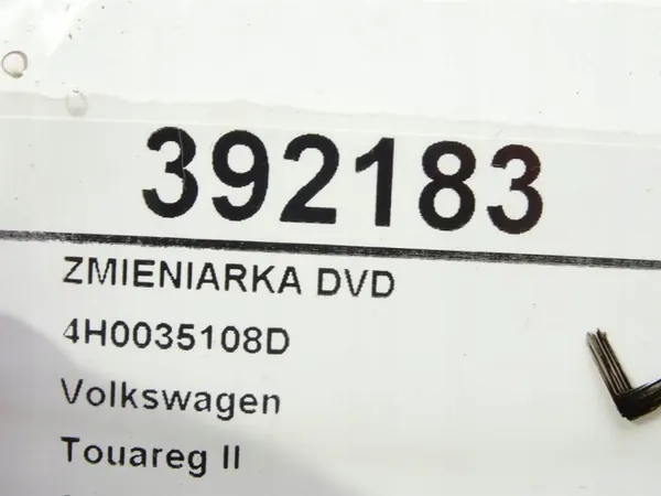 Changer DVD OEM 4H0035108D pour VW Touareg 3.0 V6 TDI image 6