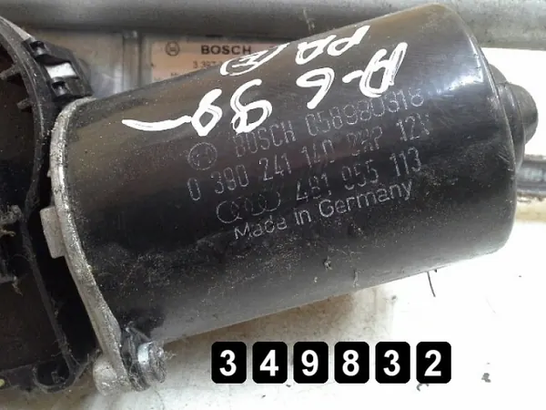 Gebruikte Audi ruitenwissermotor OEM AM-349832 voor A6 1998 image 2