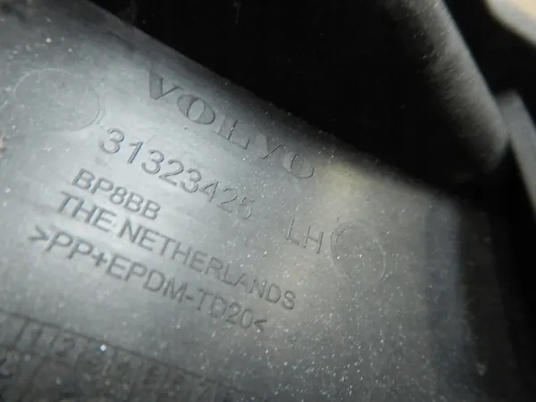 VOLVO S60 V60 Scivolo Paraurti Anteriore Sinistro 2010 31323425 image 6