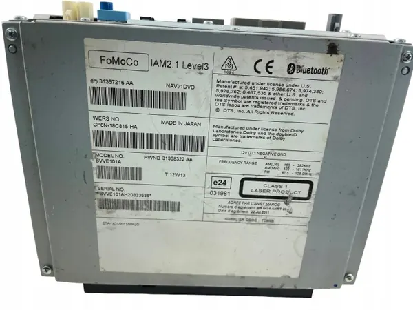 Volvo CD-vaihtaja OEM 31357216AA V60 2015 image 4