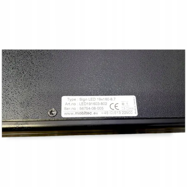Plaque de destination bus Scania OEM 20758166, droit image 5