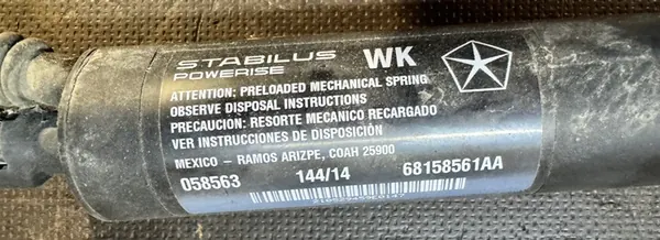 JEEP GRAND CHEROKEE WK2 II Baklucka Dämpare image 3