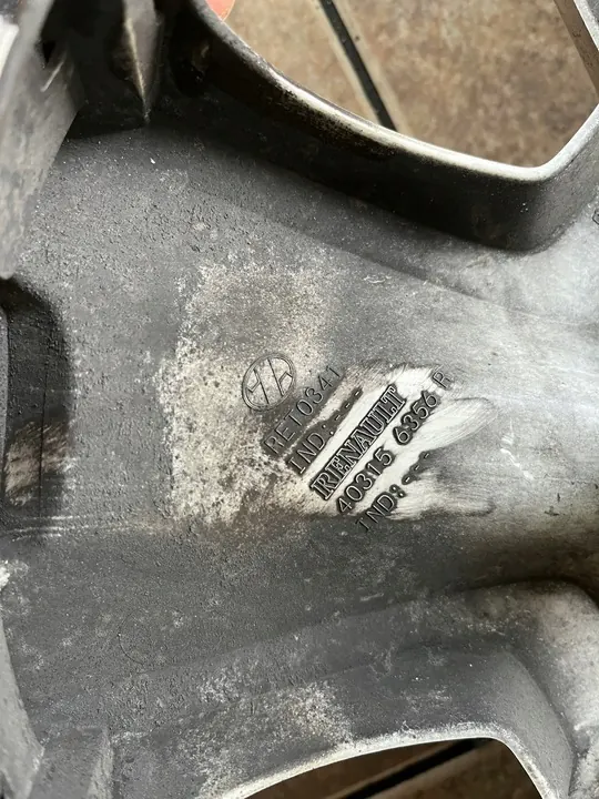 16-Tums Navkapsel Renault Kadjar 2019 OEM 403156356R image 4