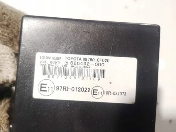 Ordinateur d'immobilisation OEM 626492000 Toyota Corolla image 3