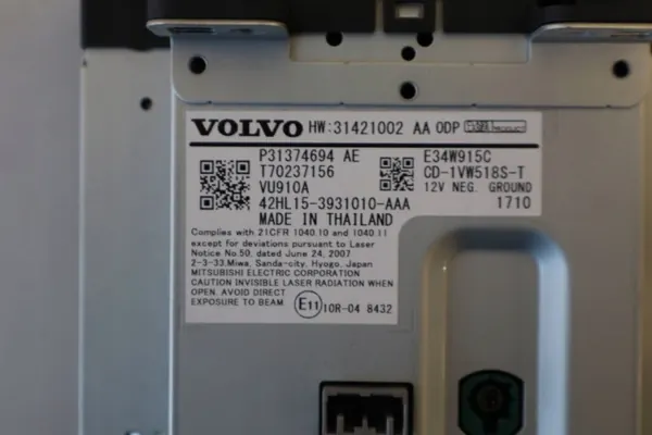 Trocador CD/DVD Volvo XC90 2018 OEM 31374694 image 4