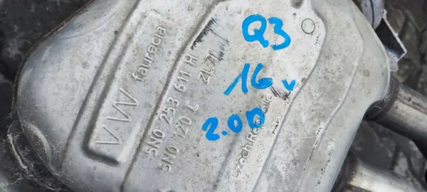 OEM 5N0253611H Audi Q3 8U Pakoputken vaimennin image 8