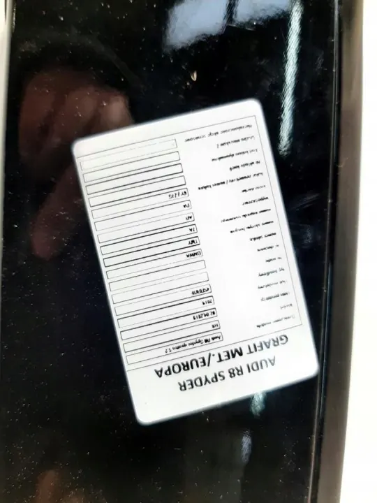 Audi R8 Spyder 2018- Vänster Frampelaröverdrag OEM 4S7853253 image 7