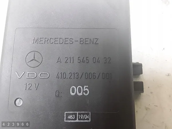 2004 Mercedes E Class ECU A2115450432 image 2