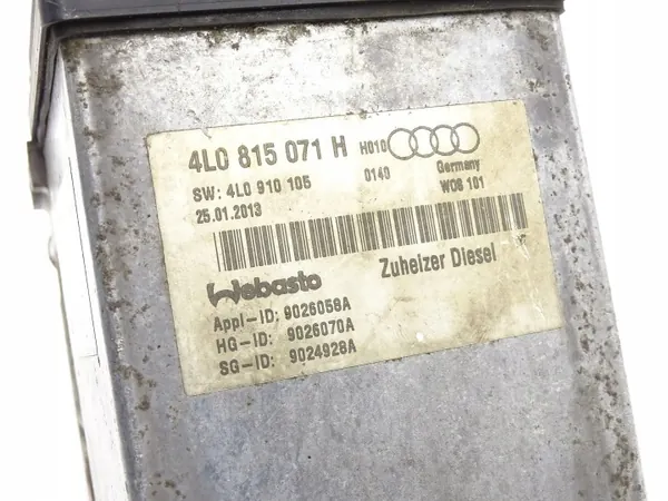 Webasto parkeerverwarming OEM 4L0815071H Audi Q7 image 6