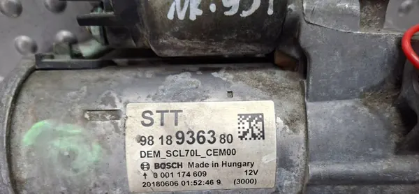 Motor de arranque 9818936380 Peugeot Boxer Jumper Ducato 2.0 HDI image 2