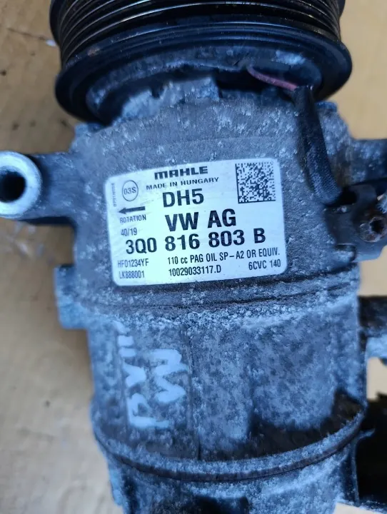 VW Passat B8 2.0 TDI AC-kompressor OEM 3Q0816803B image 3