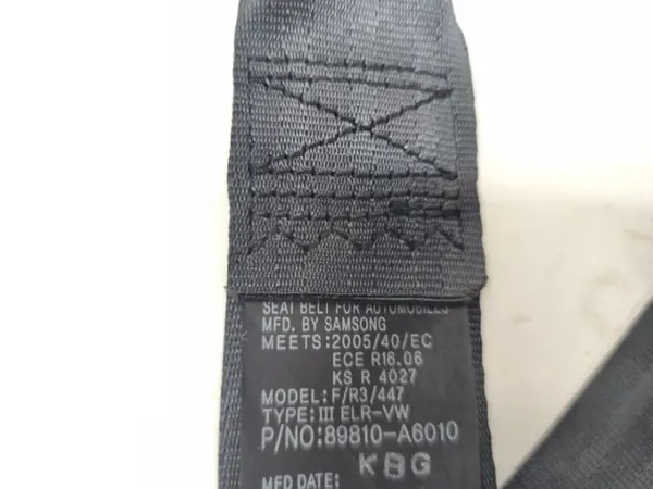 Linker achter veiligheidsgordel OEM 89810A6010 Kia Hyundai i30 II image 4