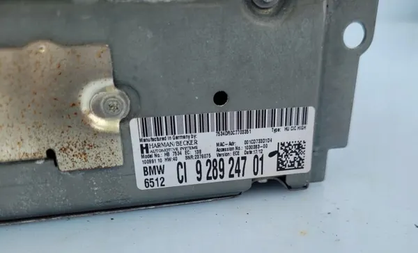 Rádio Navegação BMW F10 OEM 9289247 - Usado image 3