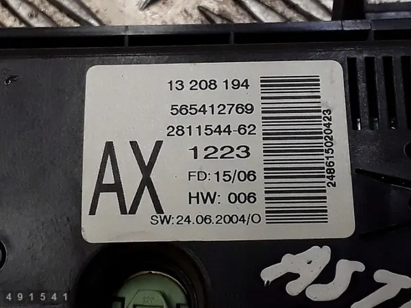 Ecrã de visualização Opel Astra H OEM 13208194 Usado image 5