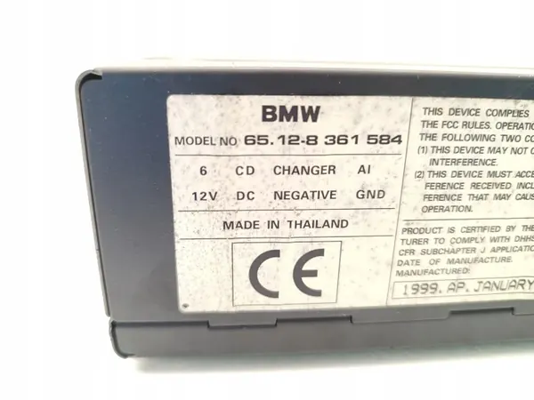 BMW X5 CD/DVD-byttare OEM 8361584 (2003-2005) image 6