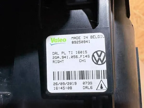 VW T-ROC Halogen LED DRL Rechts OEM 2GA941056F image 5
