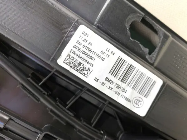 OEM 7391704 kattoluukku BMW G31 Touringille - Liukuva image 5