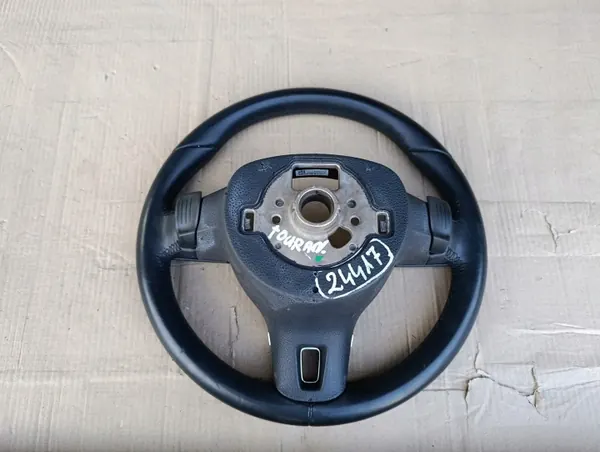VW Touran I 1T Ratt OEM 1T0419091AD Läder Multifunktion image 9