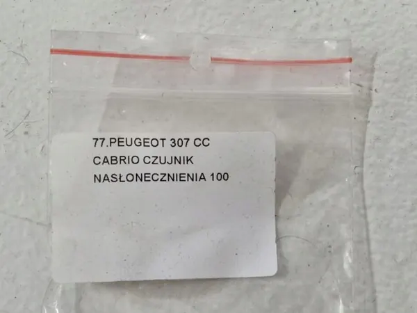 Auringonanturi OEM DEFGBNHBGFDSFBG Peugeot 307 CC Cabriolle image 6