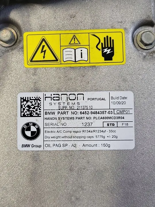 Mini Sähkökäyttöinen AC-kompressori (Cooper SE) 64529484357 image 8