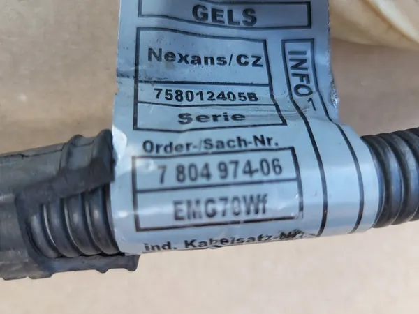 Moottoritilan Kaapeli BMW 3 E91 E90 318D image 10