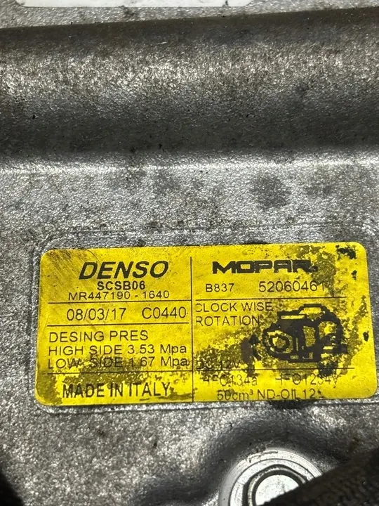 Compressore aria condizionata Fiat 500 image 4