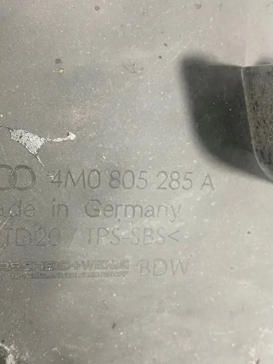 Capa de cinto dianteira esquerda Audi Q7 II OEM 4M0805285A image 6