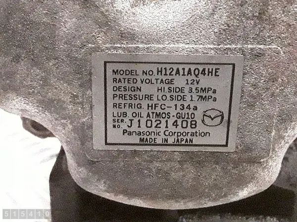 Compresseur A/C Mazda 6 2.2 MZR-CD Diesel H12A1AQ4HE image 5