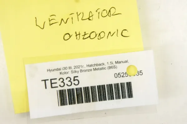 TE335 Jäähdytinpuhallinmoottori Hyundai i30 III 1.5i image 6