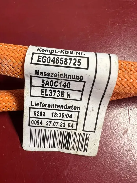 Cabo de alta tensão BMW iX 2024 5A0C140 image 3