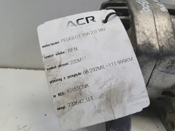 Peugeot 206 2.0 16V Vaihtovirtageneraattori image 9
