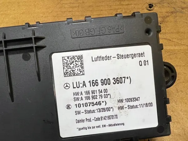 Module de contrôle suspension Airmatic OEM A1669003607 image 4