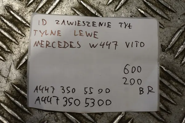 Bakre vänstra upphängning Mercedes Vito W447 image 6