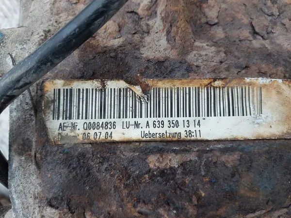 Diferencial traseiro A6393501314 Mercedes Vito W639 2.2 CDI image 7