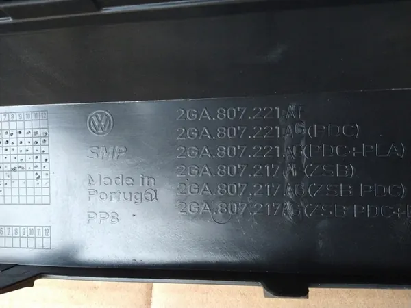 Copertura paraurti anteriore superiore VW T-ROC 17-22 2GA807217JGRU image 8