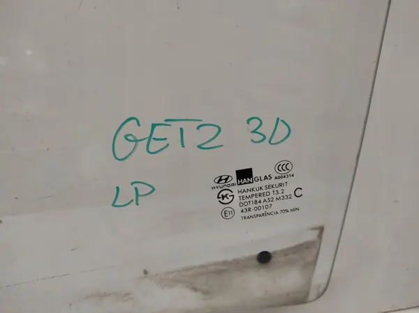 OEM RTEKO PAW626 vasen etuikkuna Hyundai Getzille image 3
