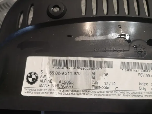 Écran navigation BMW OEM 9211970 pour 3 TOURING image 4