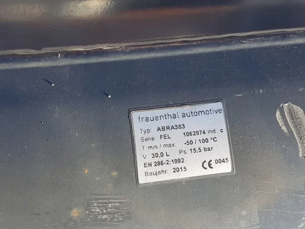 30L Luftbehälter OEM ABRA383 für DAF LF Euro 6 image 3