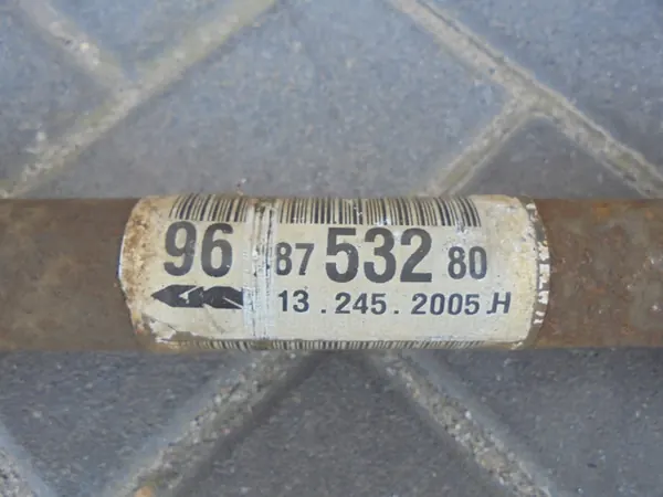 Vänster kort drivaxel Peugeot 206 1.4 image 2