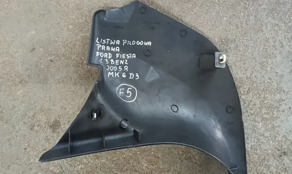 Ford Fiesta 2006 Oikea Kynnyslista OEM 2S51B13200AFW image 5