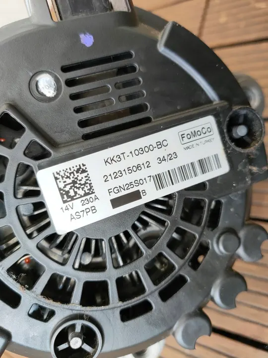 Alternador FORD TRANSIT CUSTOM 2.0 TDCI KK3T-10300-BC image 4