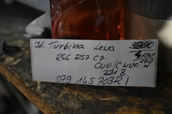 Turbocompresor Izquierdo Audi RS6 RS7 C7 CWU CWUC image 6