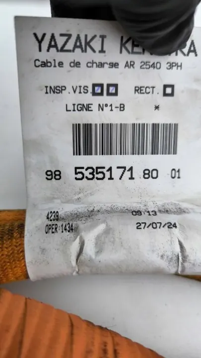 Câble de charge Jeep Avenger 2024 OEM 9853517180 image 7