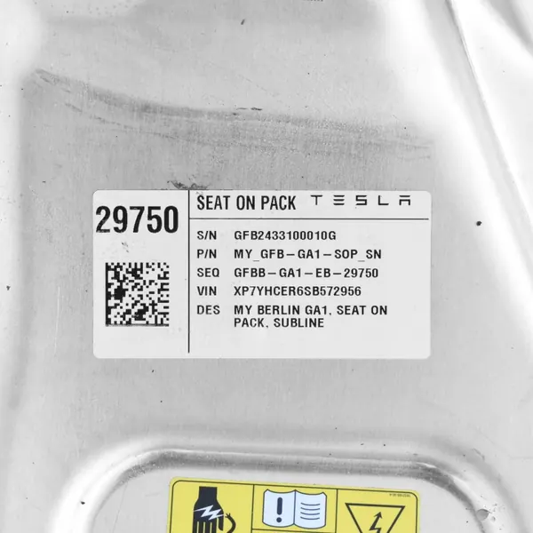 Tesla OEM 170001498F Batterie 78Ah Gebraucht image 9