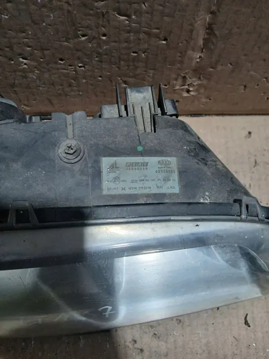 Vorderer Rechter Scheinwerfer Fiat Albea Palio II image 2